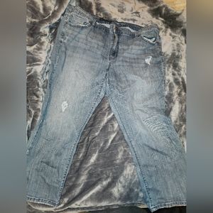 Plus size capris jeans